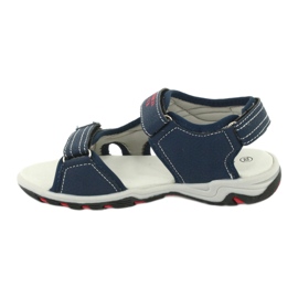 American Club Boys sandals in pelle inserto in pelle rl30/20 blu navy 1