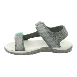 Sandali American Club RL24/20 grigi con inserto in pelle grigio 1