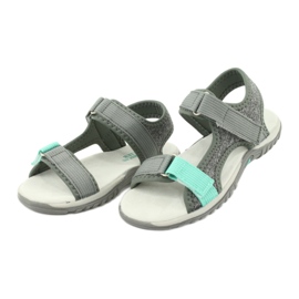 Sandali American Club RL24/20 grigi con inserto in pelle grigio 2