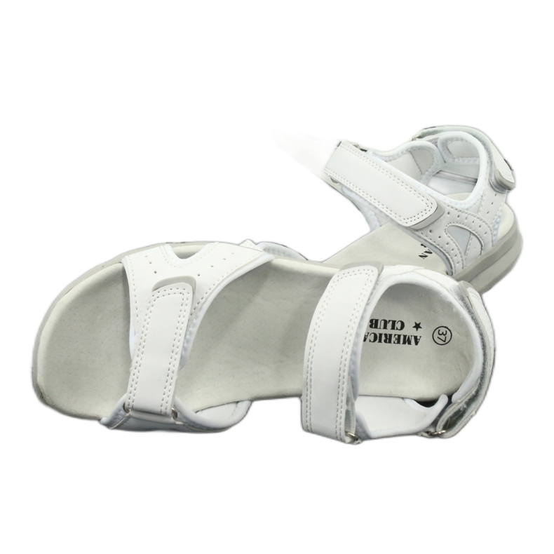 American Club HL15/20 sandali sportivi bianchi bianco 4