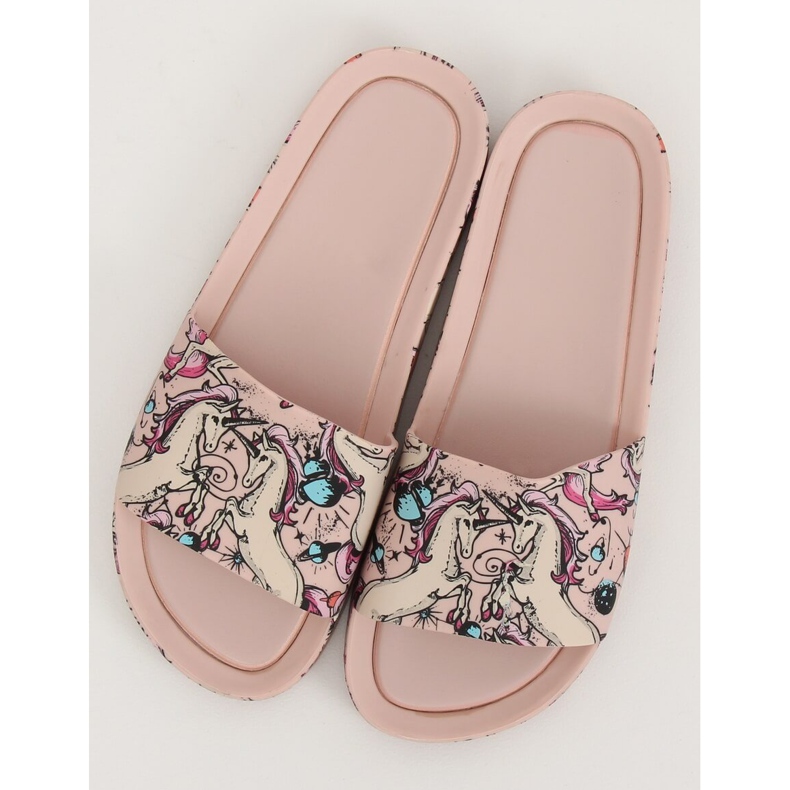 Pantofole rosa unicorno CK83 Pink 1