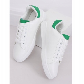 Sneakers da donna bianche e verdi LV101P Green bianco verde 1