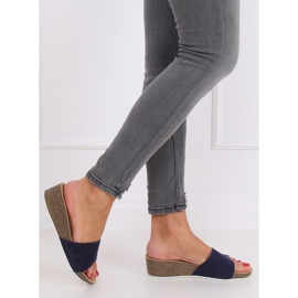 Pantofole blu navy G186P Navy 2
