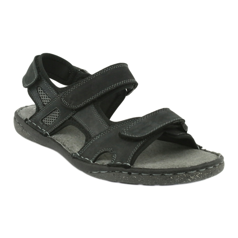 Sandali da uomo velcro American Club CY15/20 Dk.Navy blu navy 1