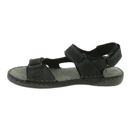 Sandali da uomo velcro American Club CY15/20 Dk.Navy blu navy 2