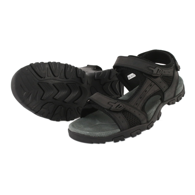 American Club Sandali sportivi neri RL06/20 americani nero 3