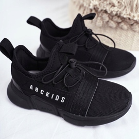 Scarpe Sportive Bambino Nere Youth ABCKIDS B012310074 nero 1