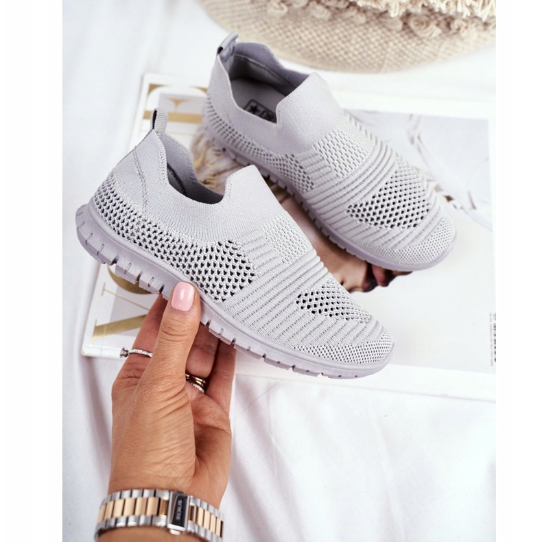 EVE Scarpe sportive per bambini Bobi grigie grigio 2