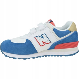 Scarpe New Balance Jr YV574SCF bianca blu 1