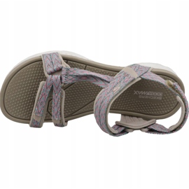 Skechers Go Walk Outdoors W 14644-TPE Sandali beige grigio multicolore 2