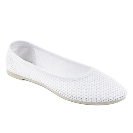 Ballerine in pizzo bianco JX56 1