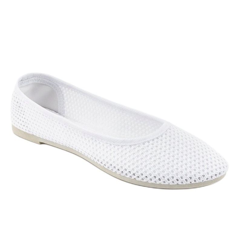 Ballerine in pizzo bianco JX56 1