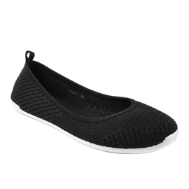 Ballerine in pizzo nero LA07P 1