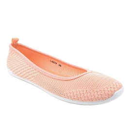 Ballerine in pizzo rosa LA07P 1