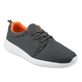 Scarpe sportive da uomo grigie YFM-71C grigio 1