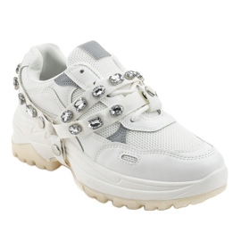 Scarpe sportive bianche alla moda A88-68 bianco 1