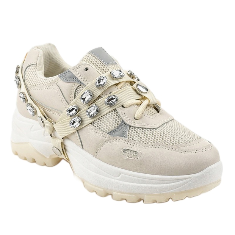 Scarpe sportive beige alla moda A88-68 1