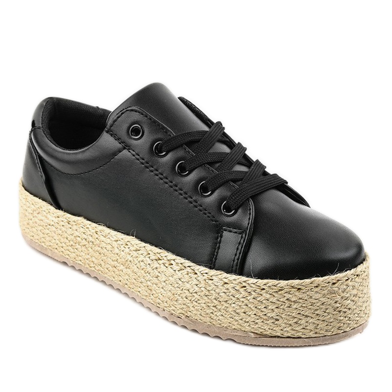 Espadrillas allacciate nere 6220 nero 1