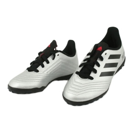 Scarpe da calcio Adidas Predator 19.4 Tf Jr G25825 d'argento 3