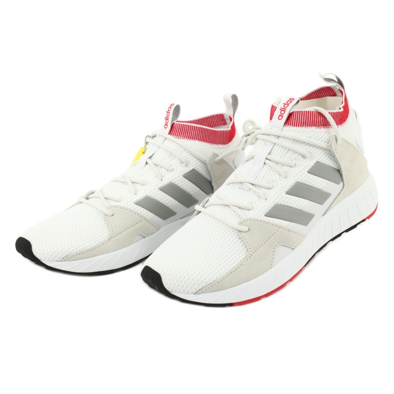 Scarpe Adidas Questarstrike Mid M G25775 bianca rosso grigio 2