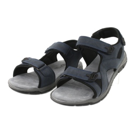 American Club XD03 / 20 sandali sportivi nero blu navy 3