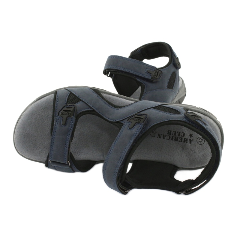 American Club XD03 / 20 sandali sportivi nero blu navy 5