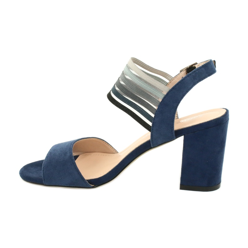 Sandali sul palo di Sergio Leone SK867 blu navy 2