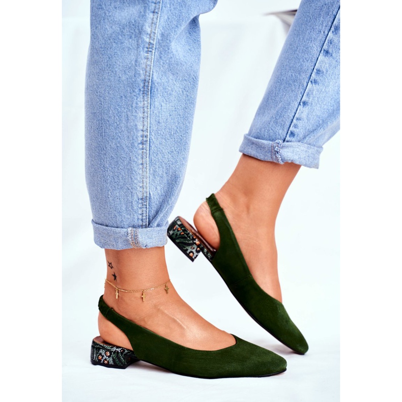 Décolleté da donna in pelle Slip-on Maciejka Miami Green 04482-09 verde 2