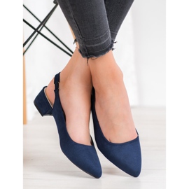 Goodin Décolleté Con Tacco Scoperto blu navy 2