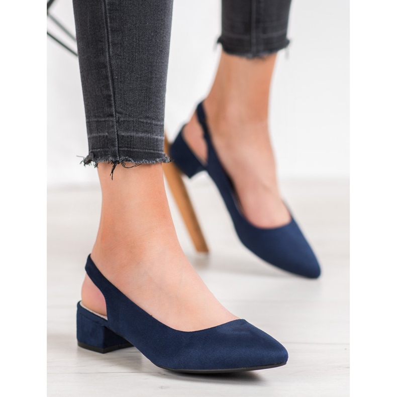 Goodin Décolleté Con Tacco Scoperto blu navy 1