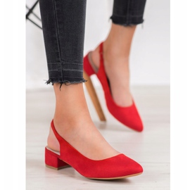 Goodin Décolleté Con Tacco Scoperto rosso 1