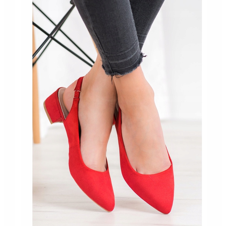 Goodin Décolleté Con Tacco Scoperto rosso 2