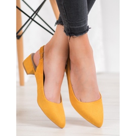 Goodin Décolleté Con Tacco Scoperto giallo 2
