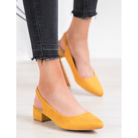 Goodin Décolleté Con Tacco Scoperto giallo 1