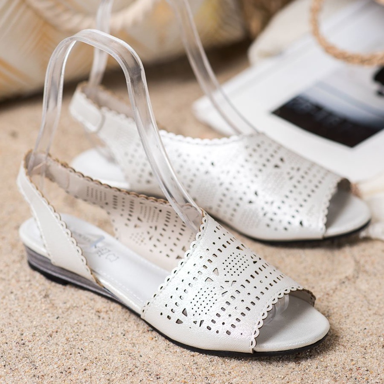 Goodin Sandali argento lucido grigio 1