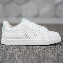 SHELOVET Scarpe Bianche Con Inserti In Pelle Scamosciata bianco 2