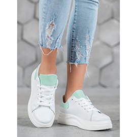 SHELOVET Scarpe sportive sulla piattaforma bianca 2
