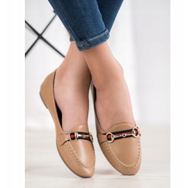 Clowse Signori alla moda con ecopelle marrone 1