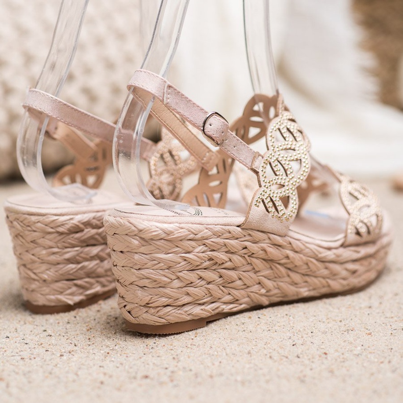 Aclys Sandali con zeppa marrone 2