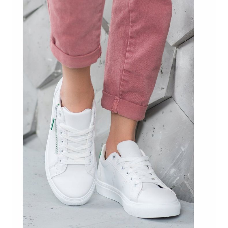 SHELOVET Sneakers Bianche Con Cerniera bianca 1