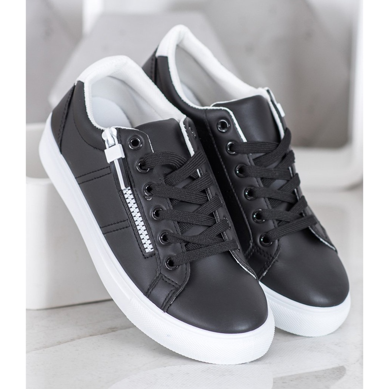 SHELOVET Sneakers Nere Con Cerniera nero 1