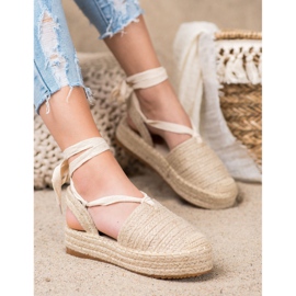 Seastar Sandali espadrillas allacciati marrone 1