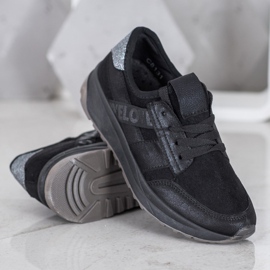 SHELOVET Scarpe sportive nere nero 1
