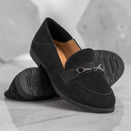 SHELOVET Signori in pelle scamosciata nero 1