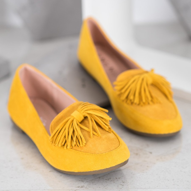 Nio Nio Mocassini con frange giallo 2