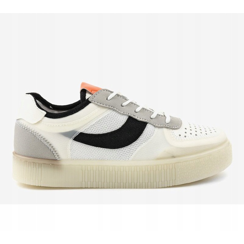 Scarpe sportive bianche sneakers LA51P bianca multicolore 2
