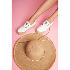 Espadrillas da donna Big Star White FF274143 bianco 2
