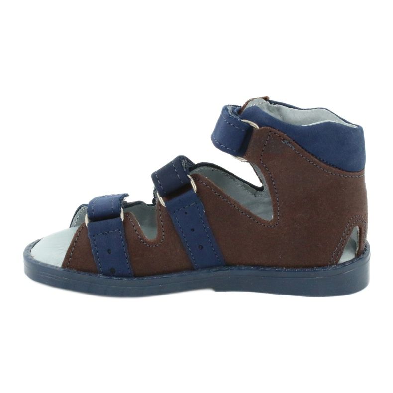 Sandali preventivi alti Mazurek 291, blu navy e marrone 1