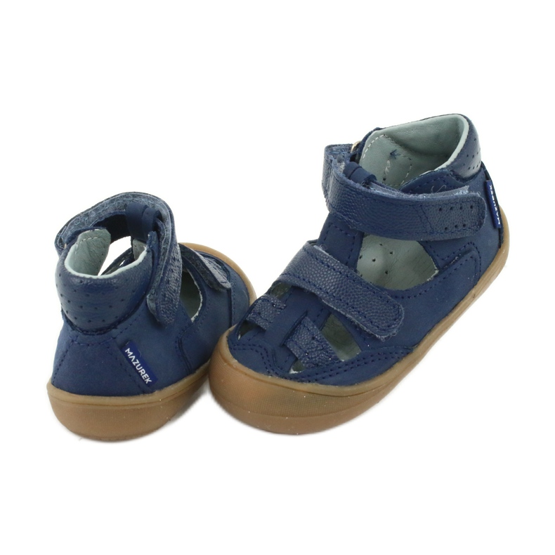 Sandali ragazzi rape Mazurek 1187 blu navy 3