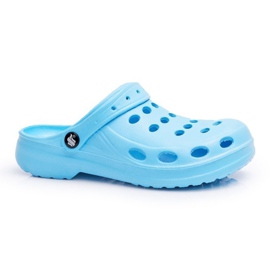 Flameshoes Pantofole in schiuma Eva blu da donna 1